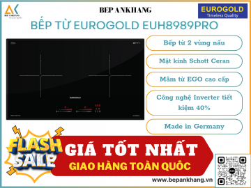 Bếp từ đôi 2 vùng nấu Eurogold EUH8989PRO - Made in Germany